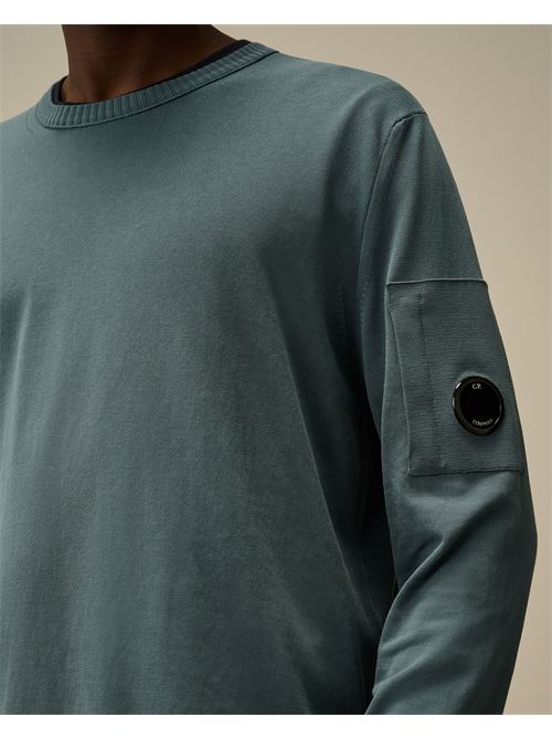 cotton crepe crew necks knit C.P. COMPANY | CMKN086A-006323O872